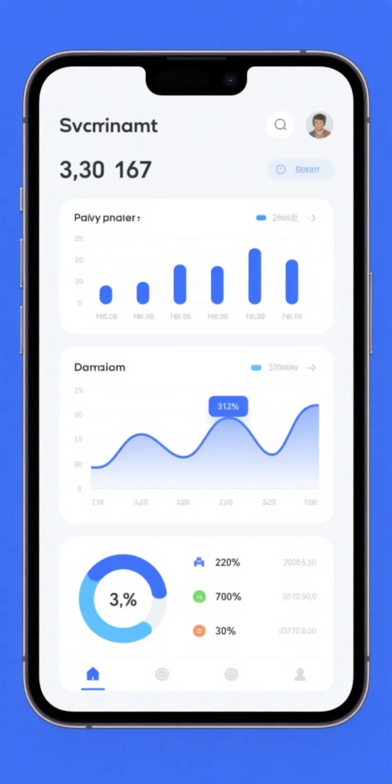 润发彩票 APP 界面